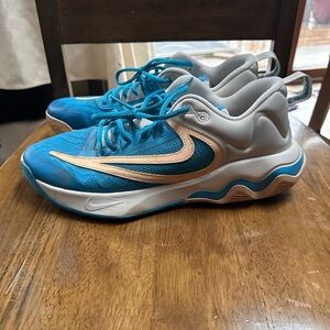 Nike Mens Teal and White Sneakers